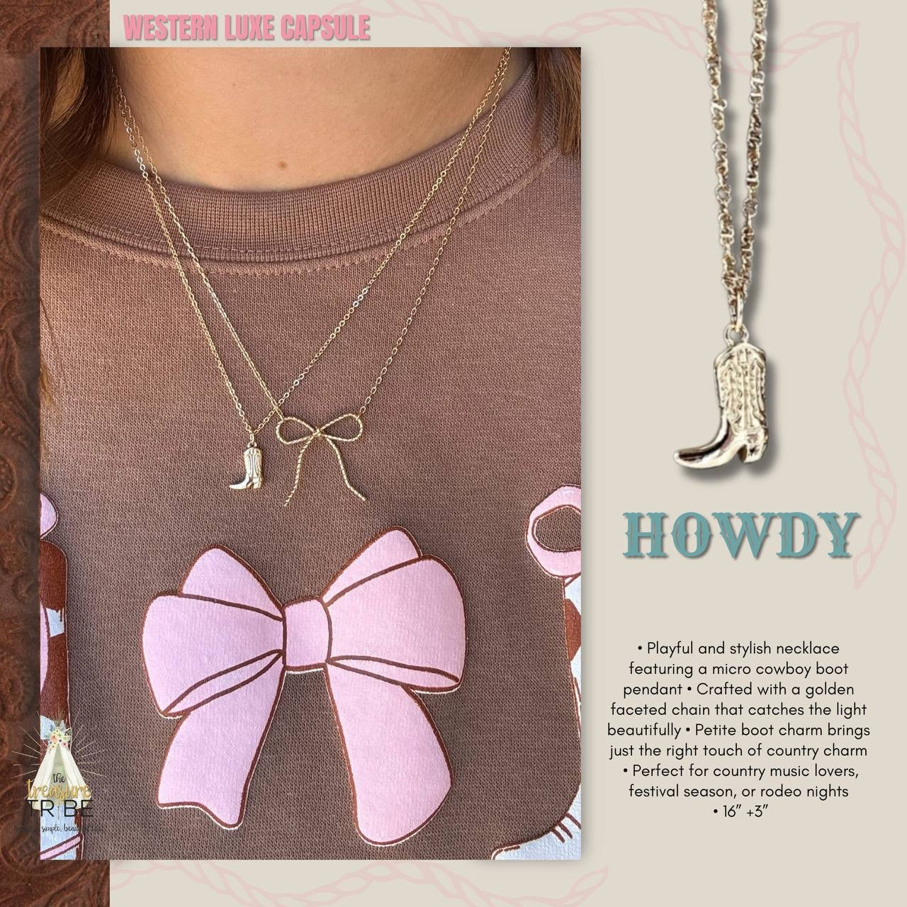 Howdy Necklace